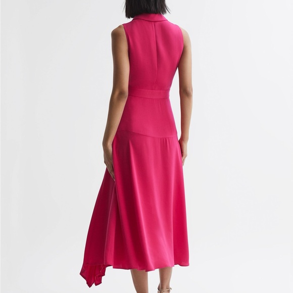 Reiss Fuchsia Midi Dress - Picture 7 of 10
